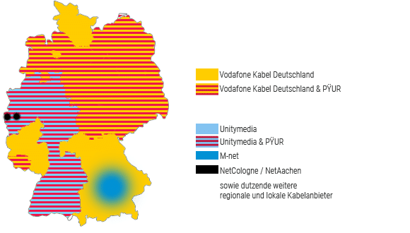 Kabelanbieter Vergleich Deutschland Mai 2023