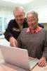  Retired couple on Computer Pointing