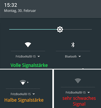 WLAN Signal unter Android