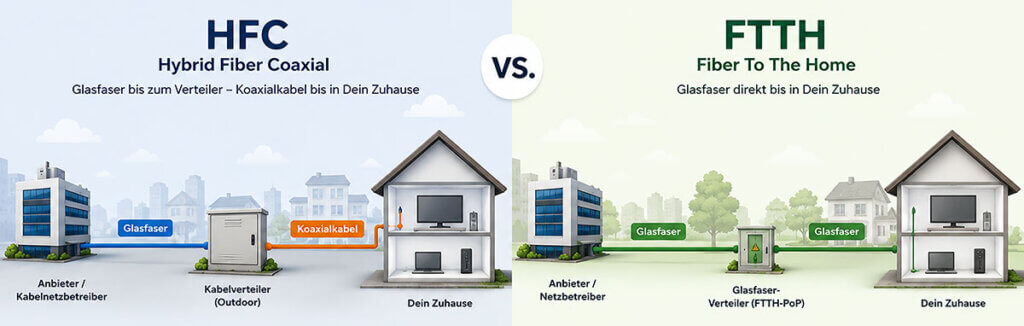 HFC vs. FTTH