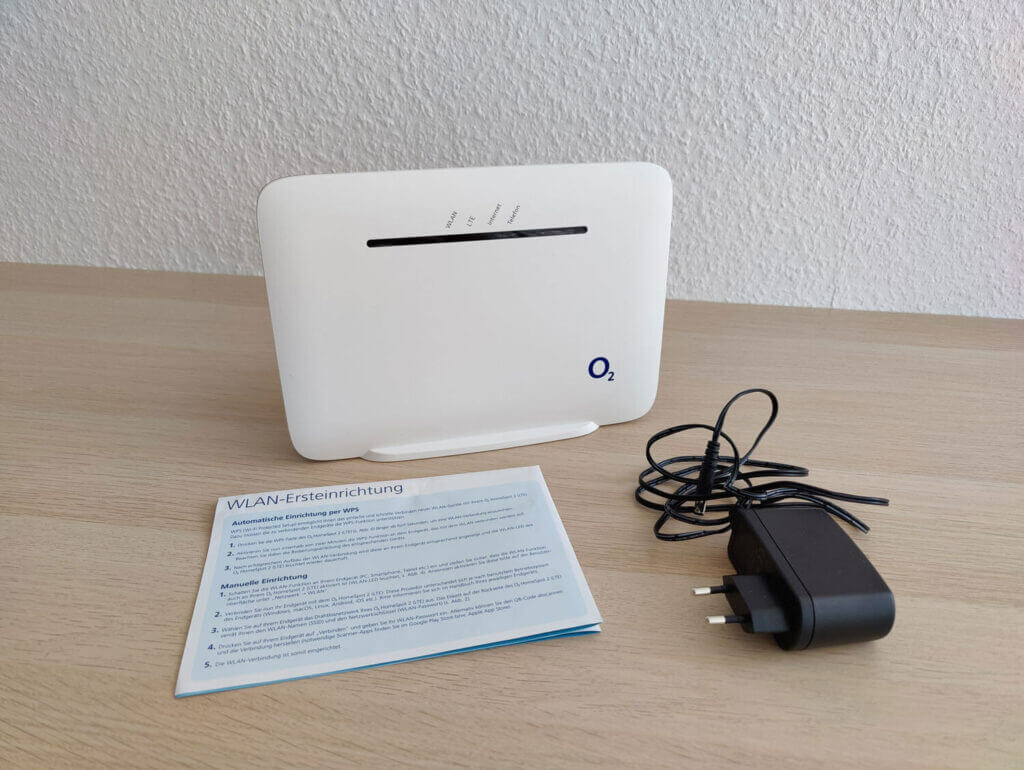 o2 Homespot mit Zubehör