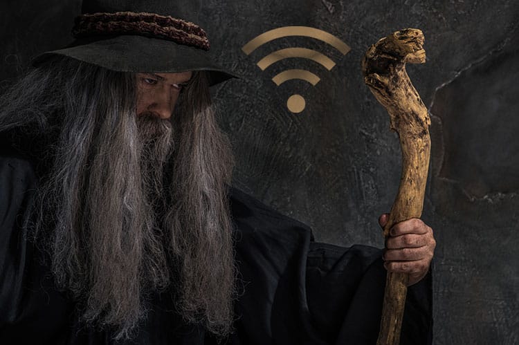 WLAN Symbol bei Herr der Ringe